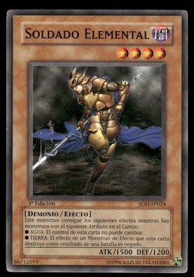 Soldado Elemental  SOD-EN024 Soul of the Duelist 1st Edition