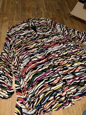 Vintage Gabrielle Union Pleated Multicolored dress Size XL