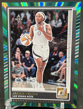 2025 Panini Donruss WNBA Jackie Young #60 Teal Laser /125 Connecticut Sun #d