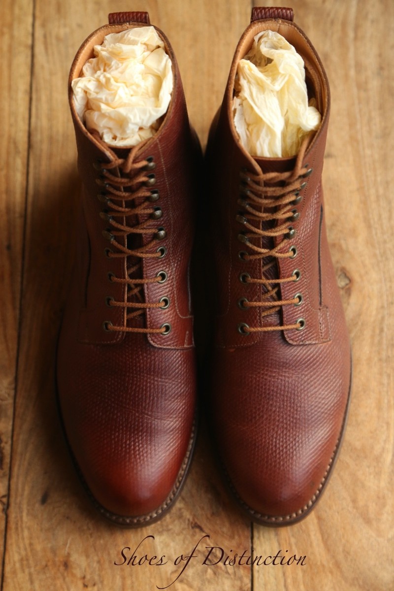 Crockett & Jones Radnor 4 Brown Derby Brogue Boots Shoes Mens UK 9