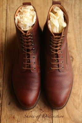 Crockett & Jones Radnor 4 Brown Derby Brogue Boots Shoes Mens UK 9