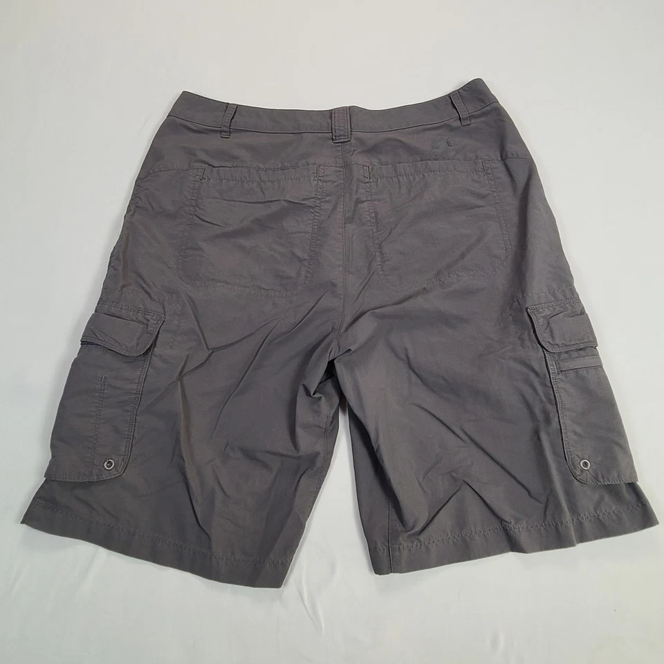 Pantalones Cortos REI Mujer 8 Gris Exterior Activo Informal Comodidad Elegante Damas Foto 2 de 4