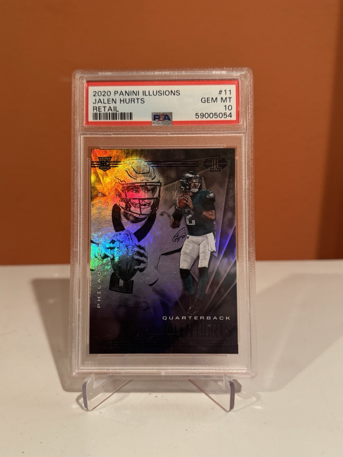 Jalen Hurts Panini Illusions #11 Retail