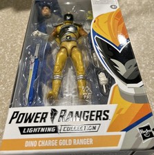 Power Rangers Lightning Collection Dino Charge Gold Ranger 6  Action Figure New