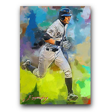 Ichiro Suzuki #14 Art Card Limited 35/50 Edward Vela Signed (Seattle Mariners)