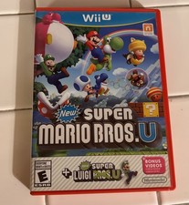 Super Mario Bros. U with New Super Luigi U. (Nintendo Wii U) Complete CIB Works