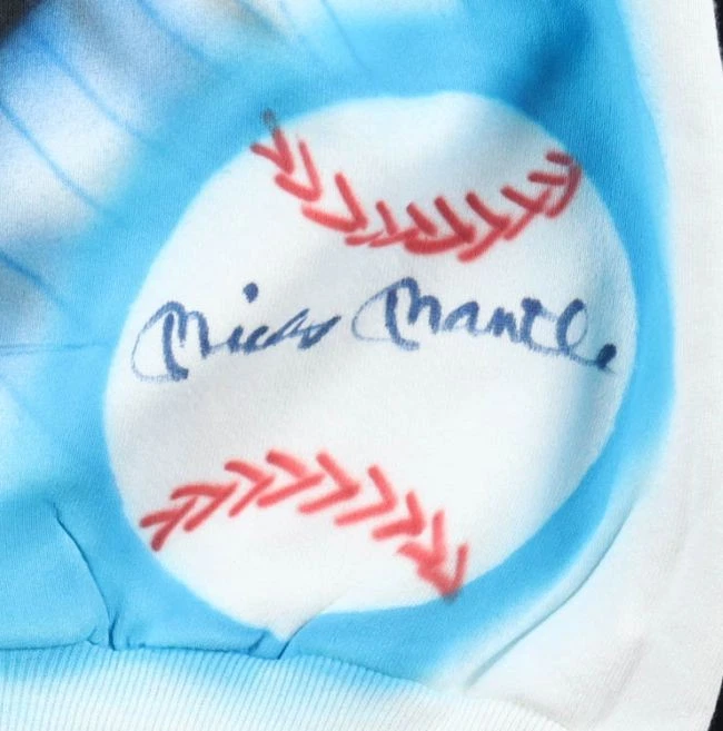 Mickey Mantle Yankees Signed Limited Edition Air Brushed Sweatshirt JSA LOA - Image 2 of 4
