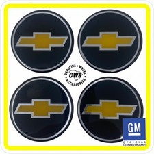 Nos Gold Chrome Style Wheel Center Cap Decals Emblems 1 34 