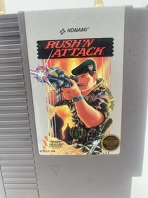 Rush'n Attack NES Nintendo cartuccia testata autentica Konami