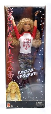 2004 Rockin' Concert Shakira Modepuppe / Signatures Network / Mattel B8486, NrfB