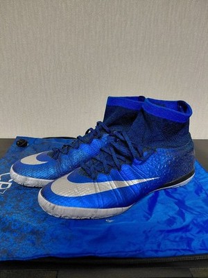 NIKE Mercurial X Proximo CR7 Soccer/Futsal Shoes Blue/Black US