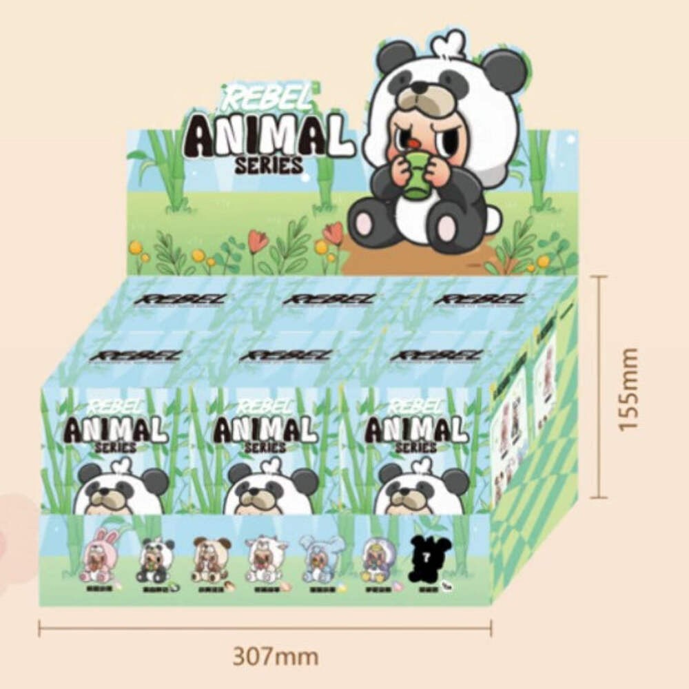 Touch Boom Rebel Bear Animal Series Vinyl Plush Blind Box