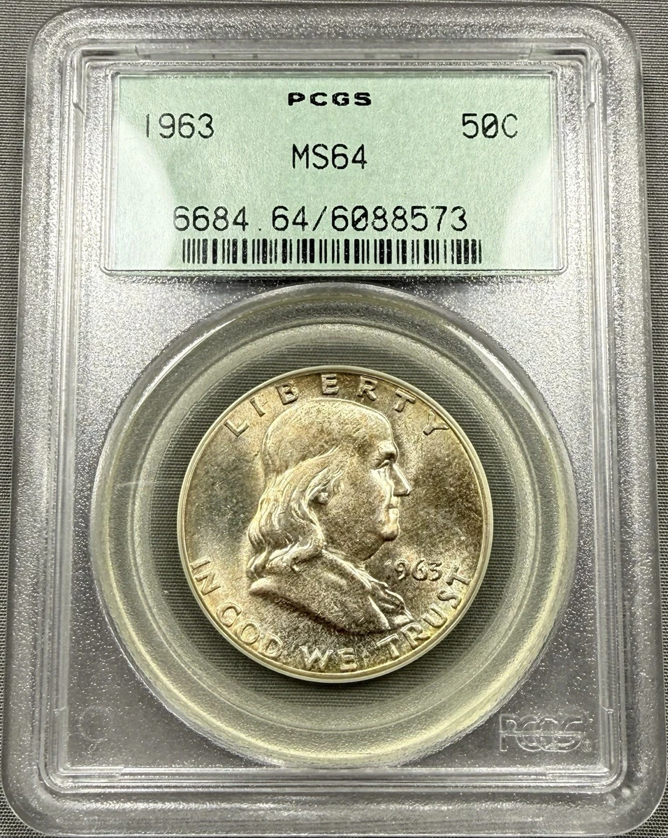 MS 64 PCGS Franklin Half Dollars 1948-1963 for sale | eBay