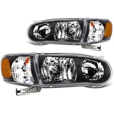 Headlights Assembly Pair For Toyota Corolla 1.8l 2001 2002 Wprojector