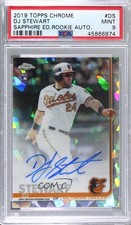 2019 Topps Chrome Sapphire Edition Auto DJ Stewart #CSA-DS PSA 9 MINT Auto 8d2