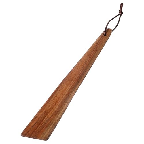 Wood Spatula for Cooking, 10.04" Non-Stick Wooden Turner, Flat Earlywood 