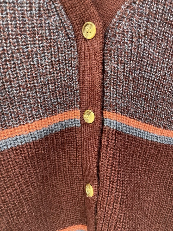 GANT Women's Sweater Vintage Wool Y2K Button Front Small Cardigan - Image 3 of 4