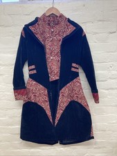 Vintage Burlesque Outfit Tailcoat Waistcoat Velvet Paisley Jacket