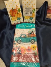 Pioneer Woman Jesień Święto Dziękczynienia Impreza 2x Obrus 54x108 i 2 24 serwetki