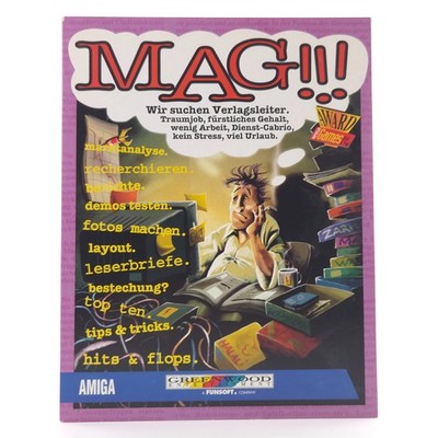 Commodore Amiga CD: MAG!!! Wir suchen Verlagsleiter - OVP (CBM CD-ROM PAL)
