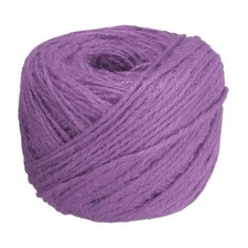 Natural Jute Rope 328 Feet 2mm for String, Light Purple Color