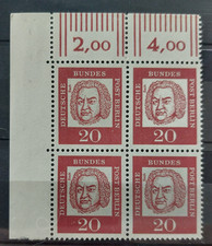 Berlin MiNr. 204 Viererblock Eckrand / Ecke 1  postfrisch tadellos