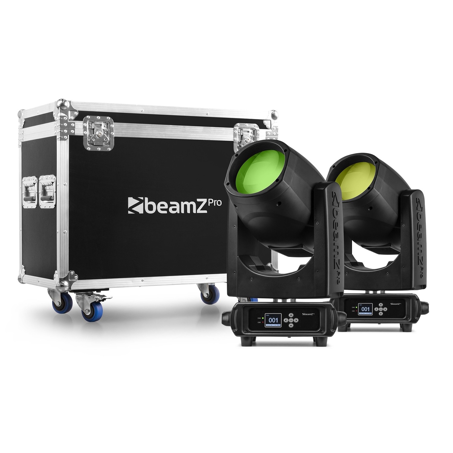 BeamZ Professional Tiger 9R 260W Beam Moving Head 2pcs in Flightcase