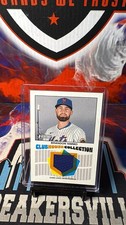 2026 Topps Heritage Baseball Brandon Nimmo Clubhouse Collection Relic Mets
