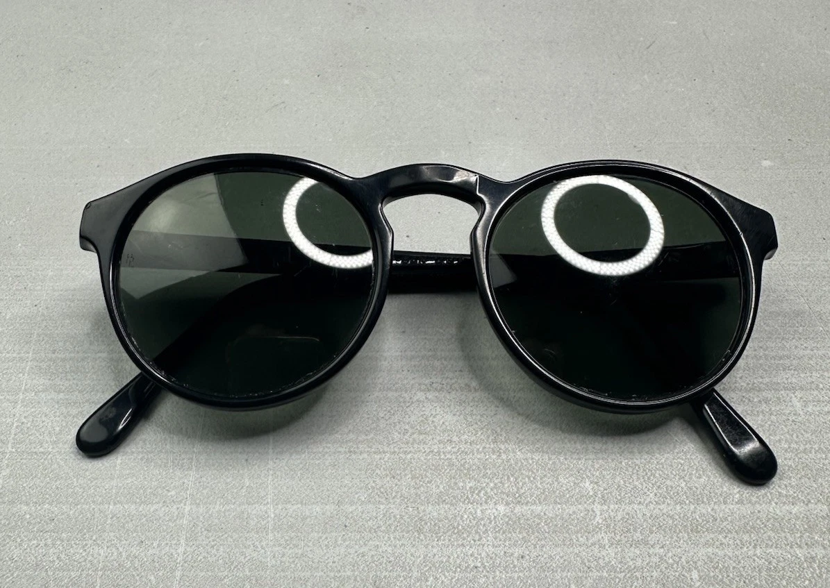 Ray-Ban Black Round Vintage Sunglasses for sale | eBay