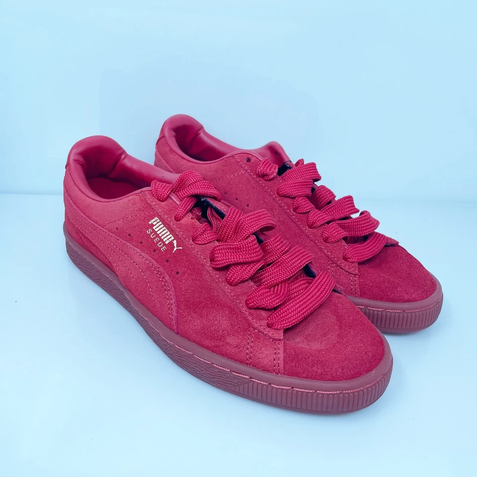 Puma мальчиков классический 381470-01 красный повседневные туфли кроссовки размер 5,5C - Изображение 2 из 4