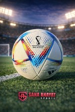 Adidas Al Rihla FIFA World Cup 2022 Soccer Ball Size 5 Competitive Match Footbal