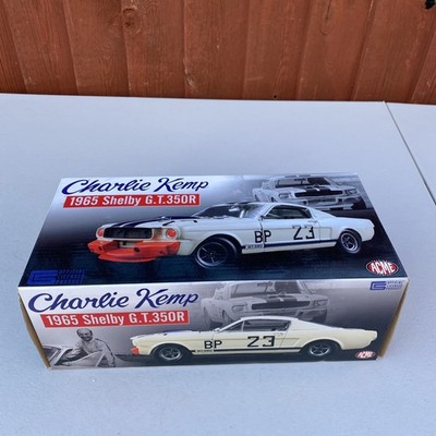 ACME 1:18 SCALE 1965 FORD SHELBY MUSTANG GT350R White Charlie Kemp #23 NEW RARE