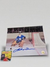 🔥Johnny Bower Toronto Maple Leafs Autographed 8 x 10 With COA