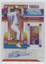 2022 Leaf Vivid Painting Corners White 16/25 Brandon Barriera #PC-BB1 Auto 4z8