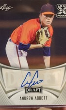 2021 Leaf Draft - Base Autographs Andrew Abbott #BA-AA2 (AU, RC)