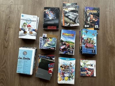 Nintendo PlayStation Xbox Maps Inserts Posters Bundle Lot