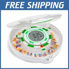 Secure Lock Pill Reminder Box for Medication Management Free USA Shipping
