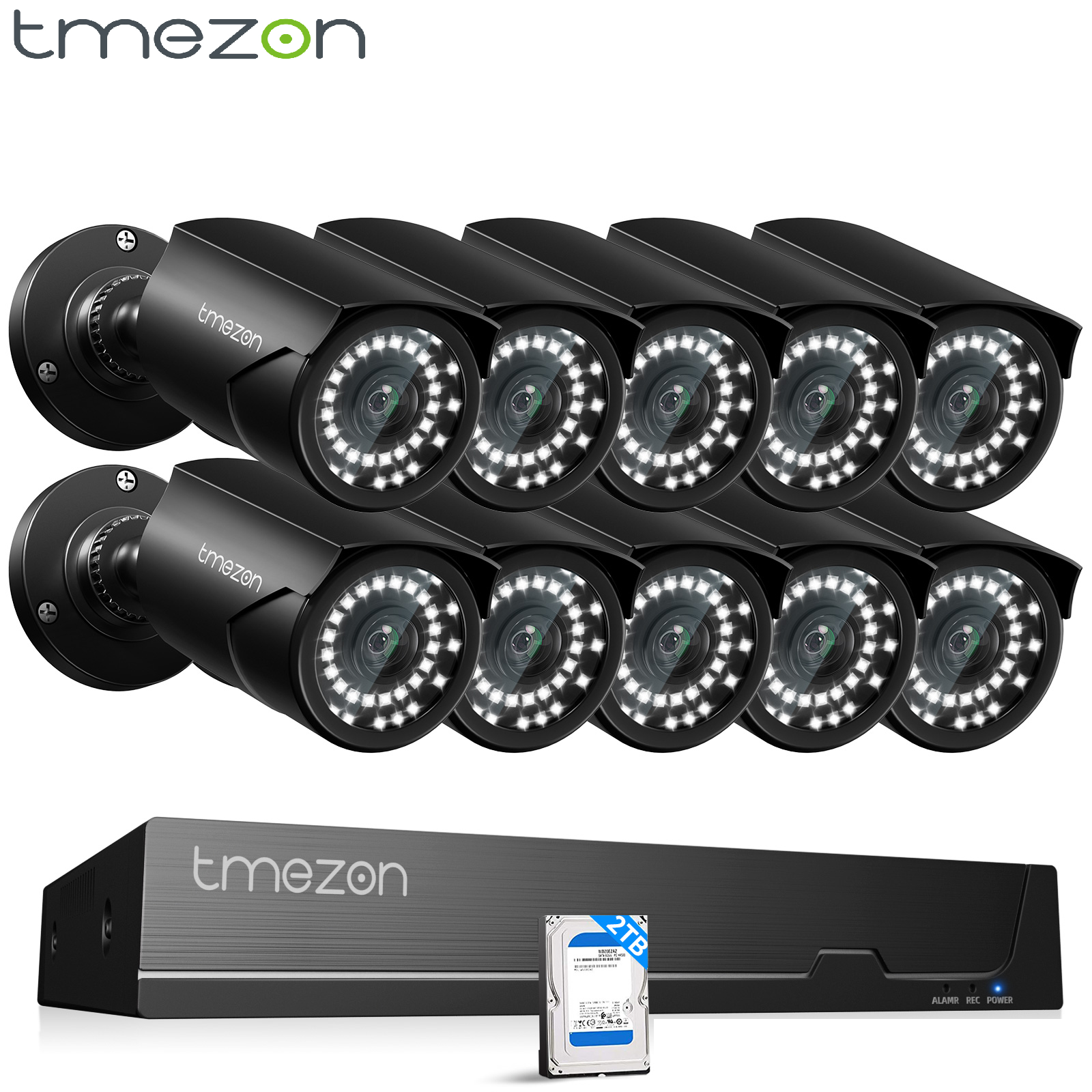 Security Camera System H.265+AI Detect 4K 8MP PoE Waterproof for Home Security-image