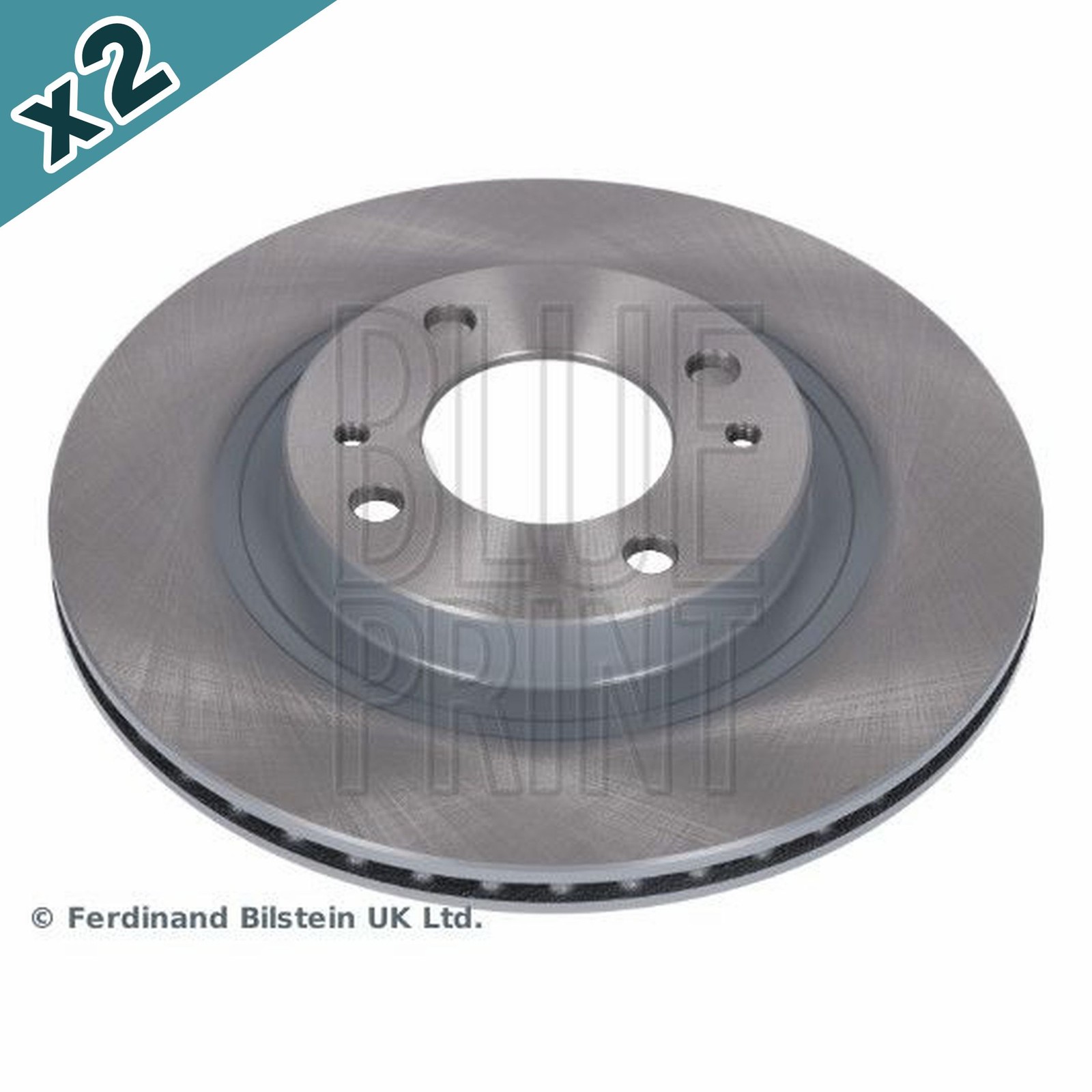 Blueprint ADC443128 Brake Disc Front Fits Citroen C-Zero Mitsubishi i Peugeot