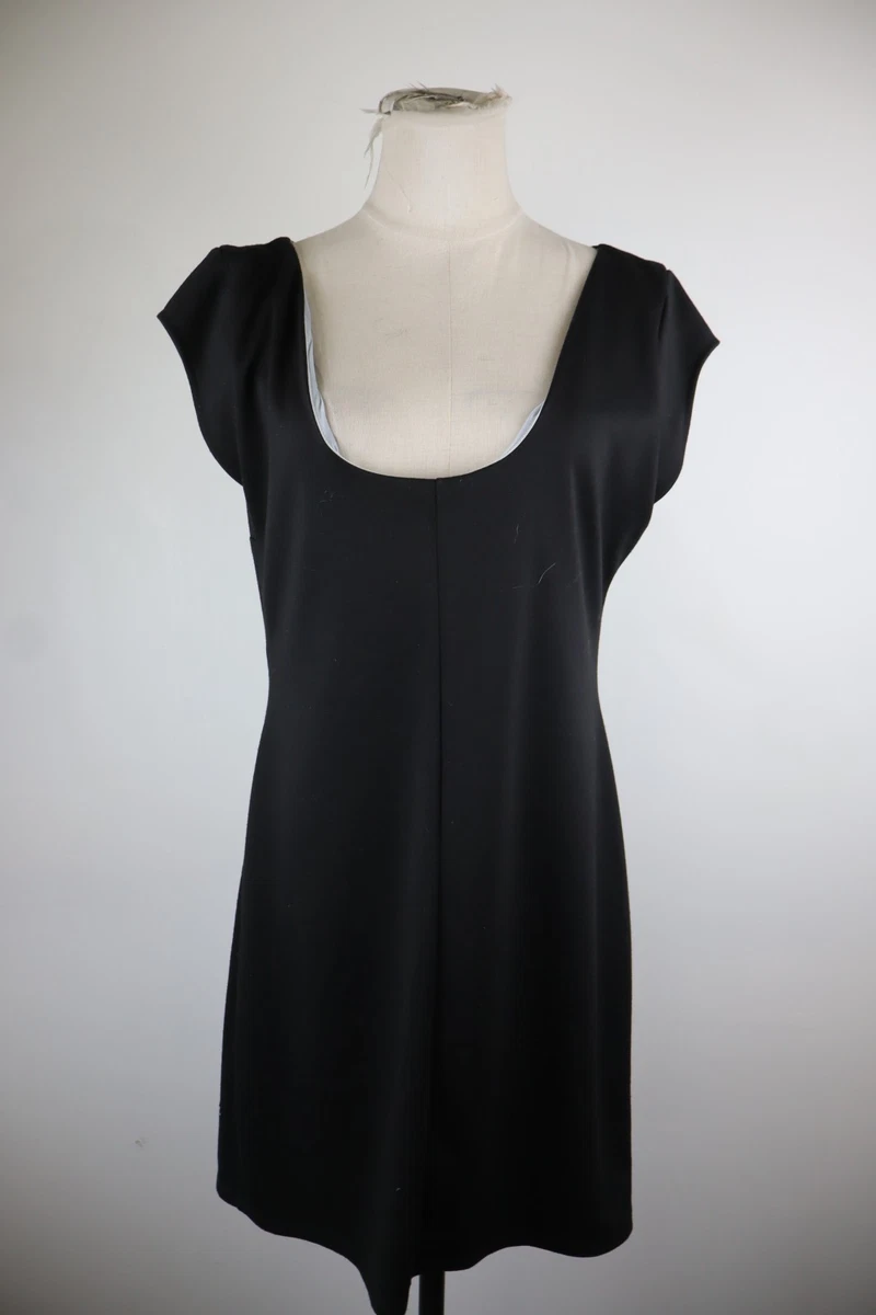 Cuptacc Abito Estivo Donna Con Tasche – Girocollo, Maniche Corte, Lunghezza Al Ginocchio – Nero - 4