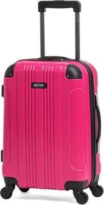 Out of Bounds Lightweight Hardshell 4-Wheel Spinner Luggage, Magenta, 20-Inch Ca