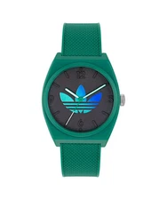 Adidas Originals Green Unisexs Analogue Watch Project Two Grfx AOST24552
