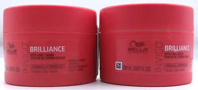 2Pk- Wella Invigo Brilliance Normal Vibrance Color Masque, 5.07 Fl. Oz. Each