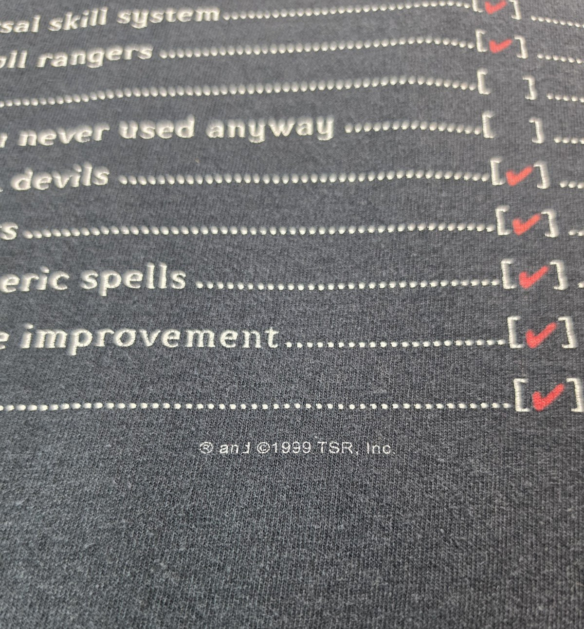 Dungeons And Dragons Vintage Promo Graphic T Shirt Mens Size 2XL XXL image 5