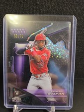 2026 Topps Chrome Black Denzer Guzman Purple Refractor 60/75 - Angels