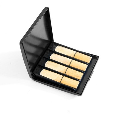 1x Saxophon Portable Control Zubehör Aufbewahrungsbox für 8 Reeds Grids Sax