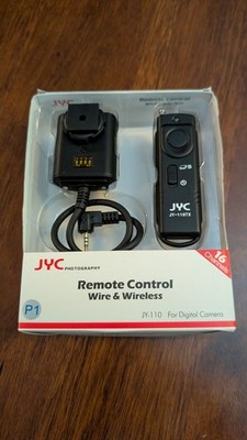 NOS In Box JYC Remote Control Wire & Wireless JY-110 For Digital Cameras RS36