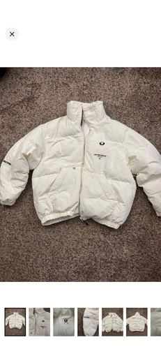 Aape by Bathing Ape Mens White puffer Jacket video thumbnail
