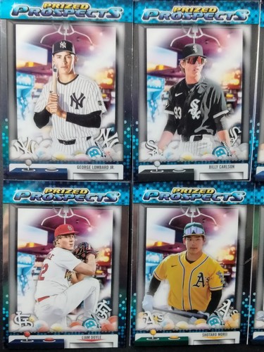 2025 Bowman Chrome Draft Baseball Prized Prospects Insert Complete (20) Card Set - Bild 4 von 8