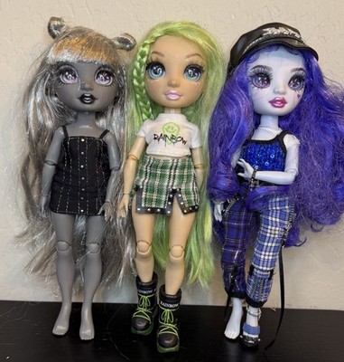 Rainbow High Shadow High Doll Lot 3 Uma Jade Luna MGA Fashion Dolls